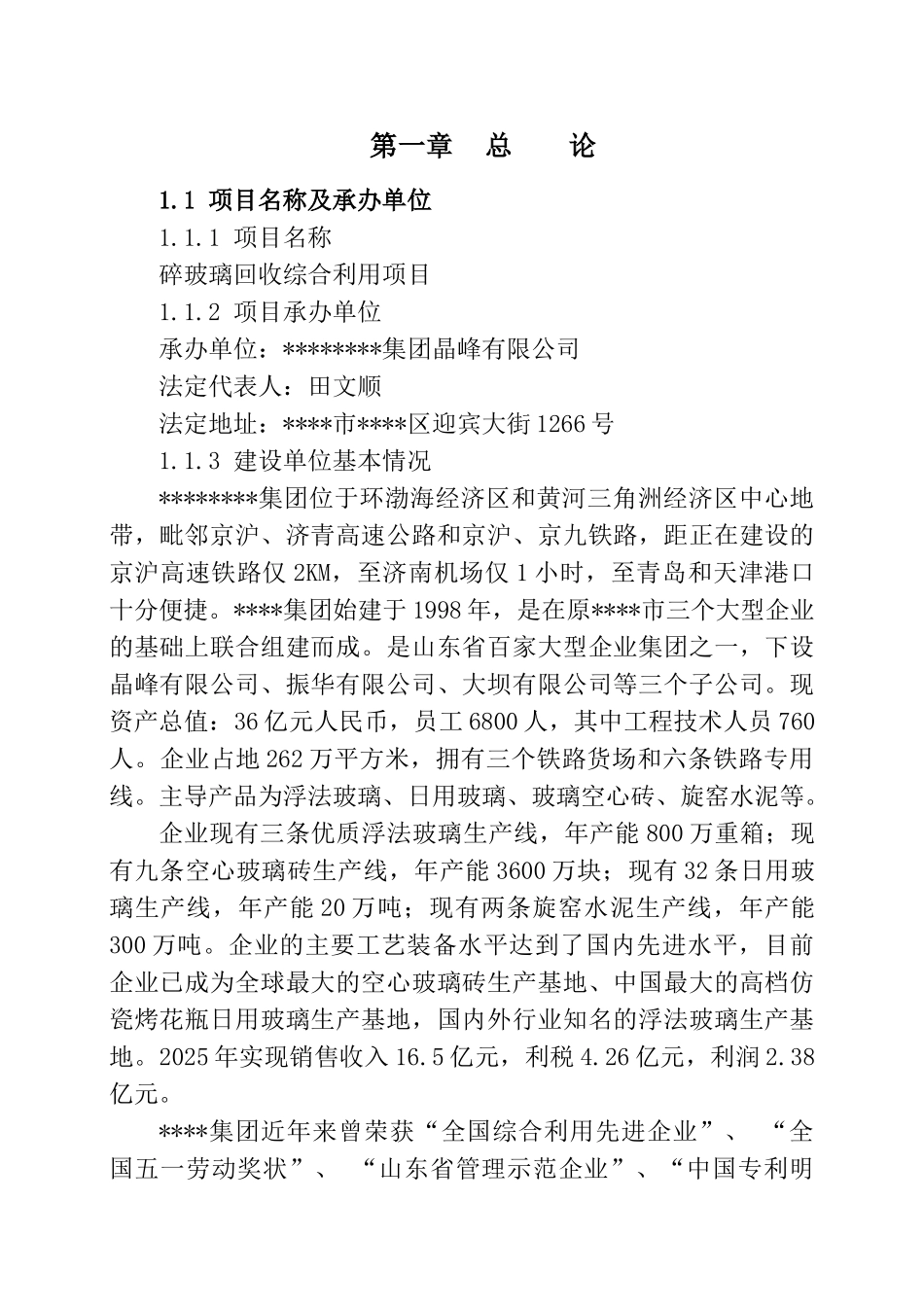 碎玻璃回收综合利用项目可行性研究报告-word版本_第2页