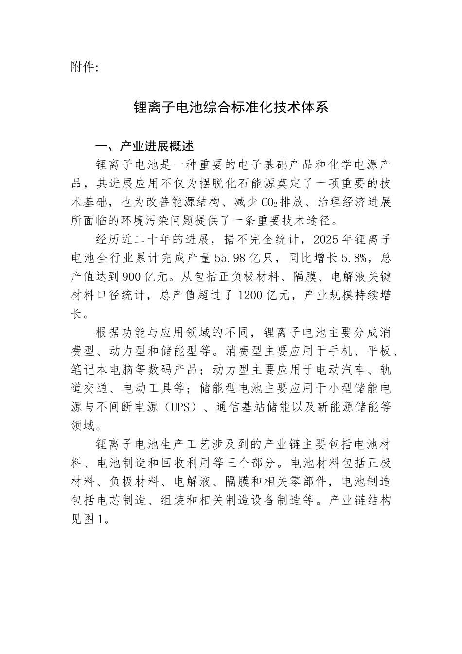 离锂子电池综合标准化技术体系全套大学论文_第1页