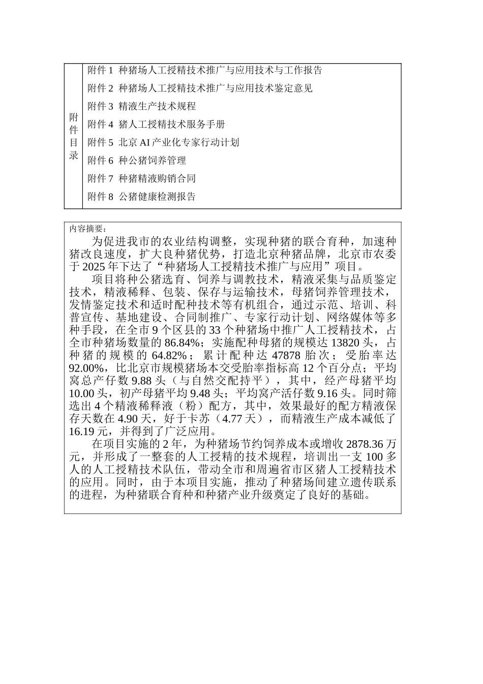 种猪场人工授精技术推广与应用申报书_第3页