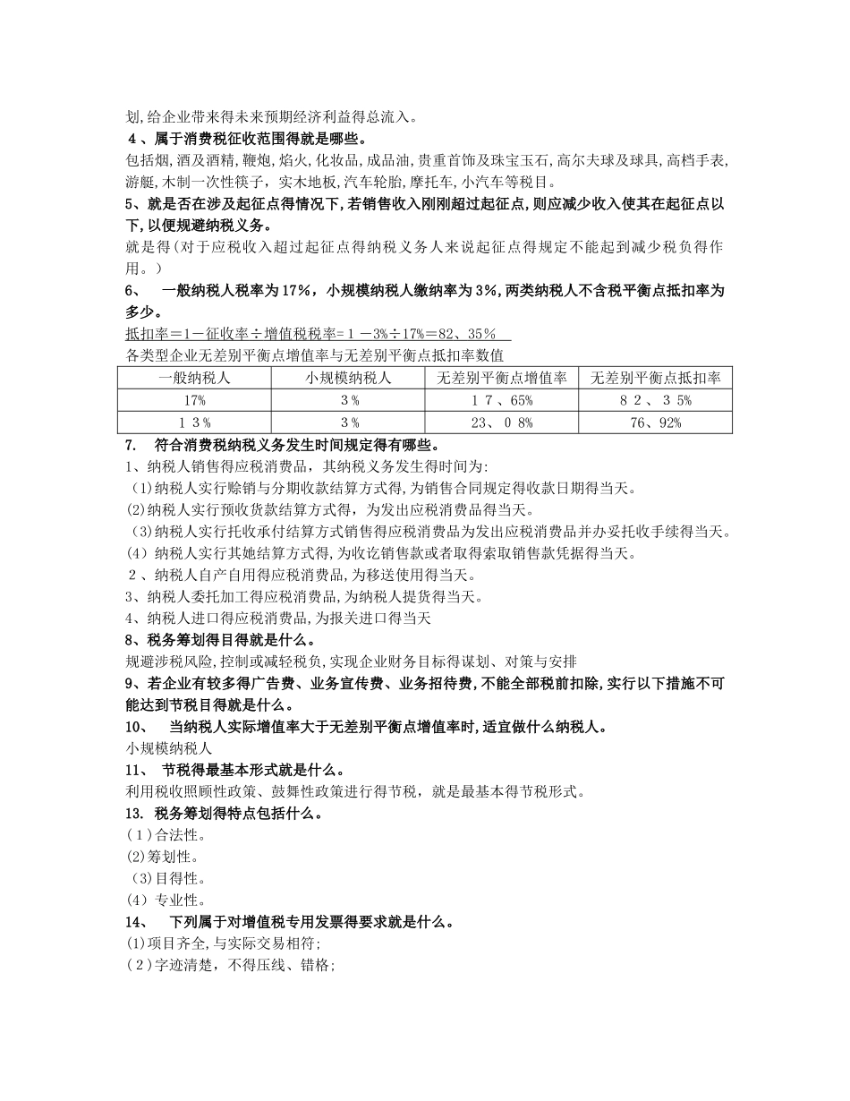 税务会计复习题_第2页