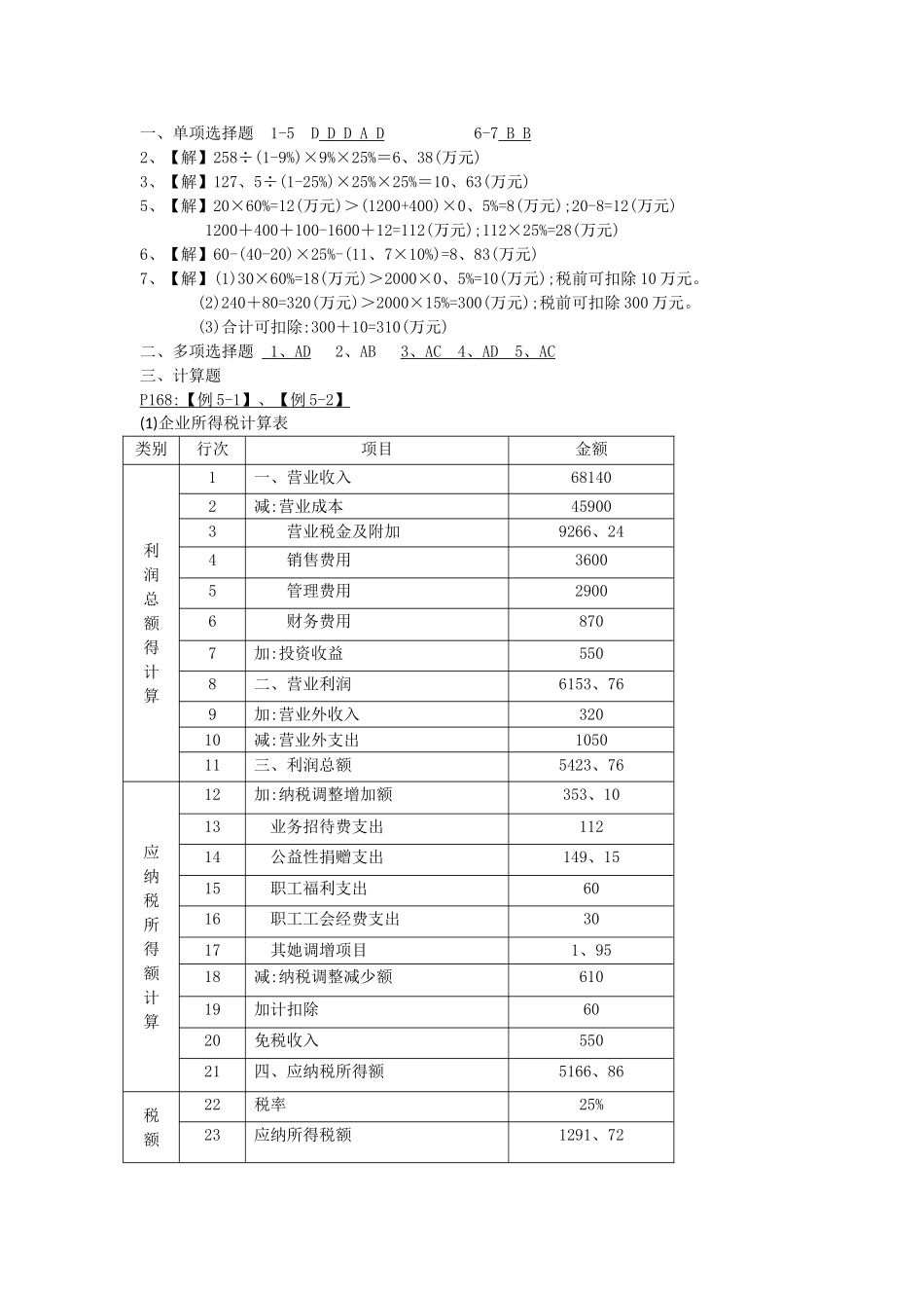 税法课后习题参考答案_第3页