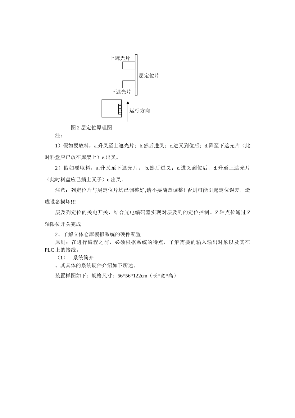 立体仓库控制系统本科学位论文_第2页