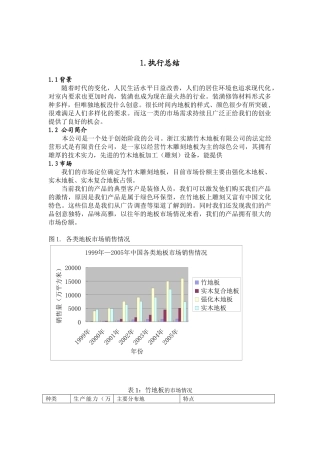 竹木地板雕刻加工项目商业计划书