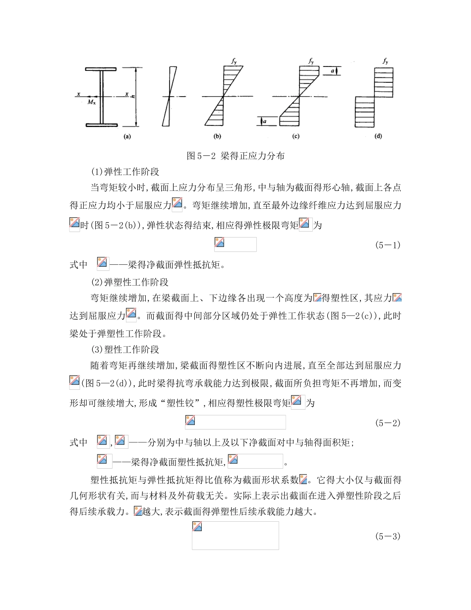 第5章 钢梁计算原理_第3页