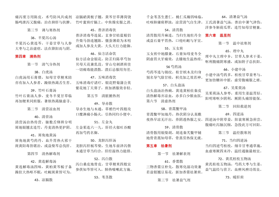第九版方剂学方歌_第2页