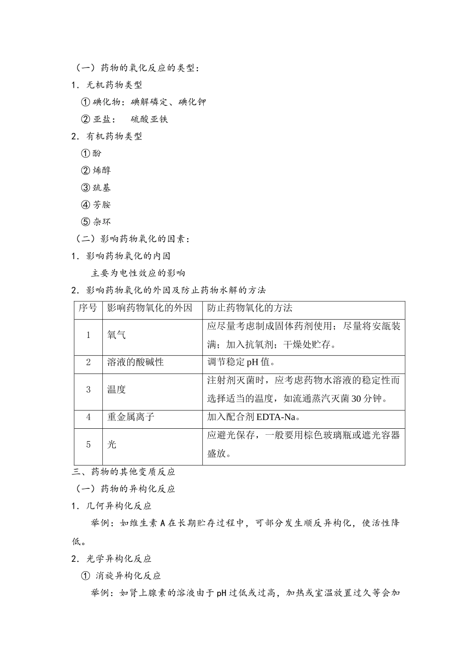 第二章 药物的变质反应和生物转化_第3页