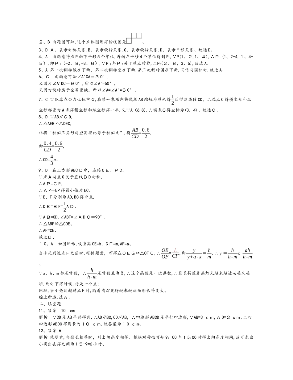 第六章　图形变换及视图、投影_第3页