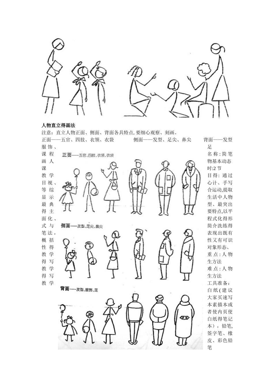 简笔画教案 人物_第2页