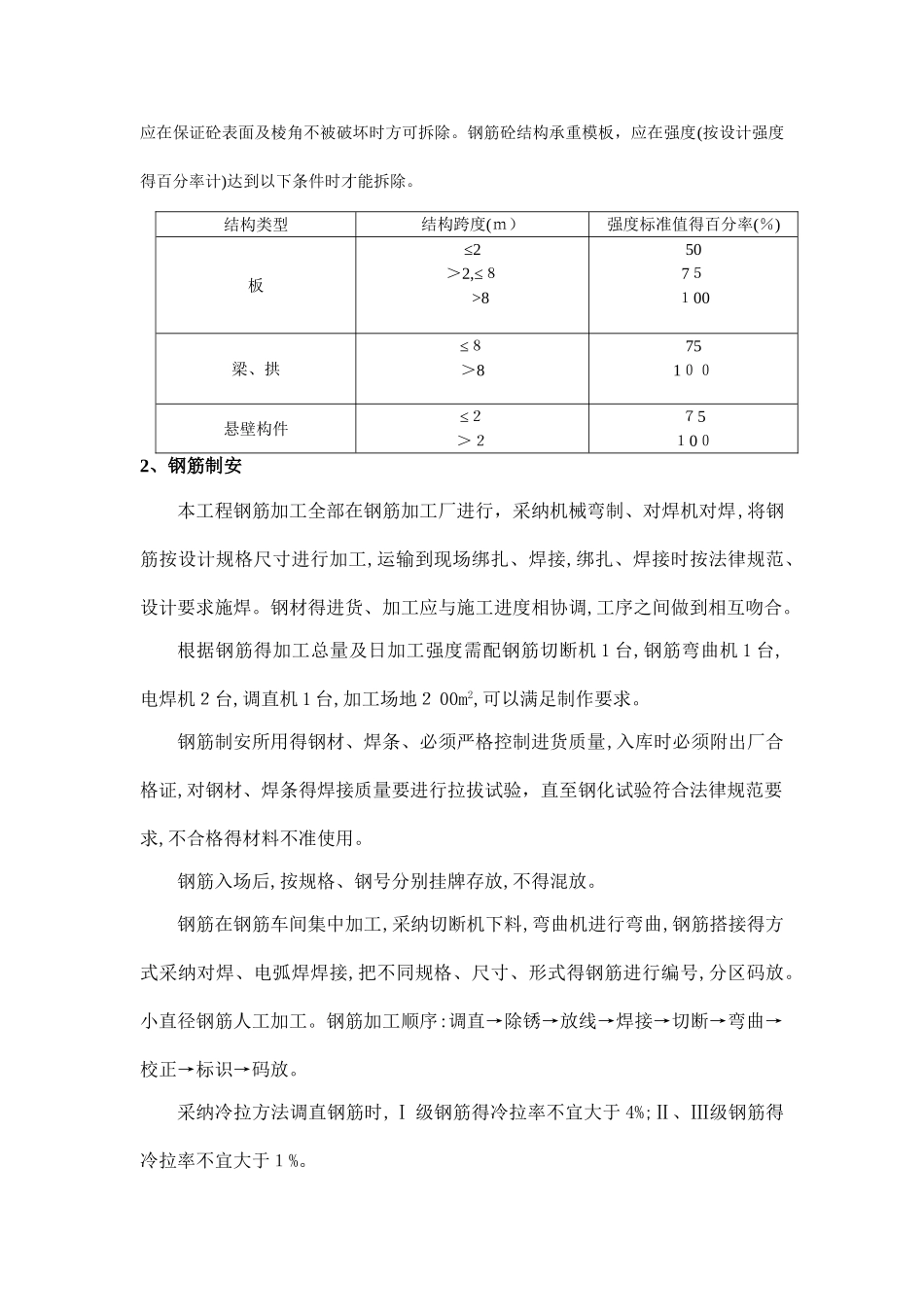 管道现浇砼镇墩镇墩工法_第2页