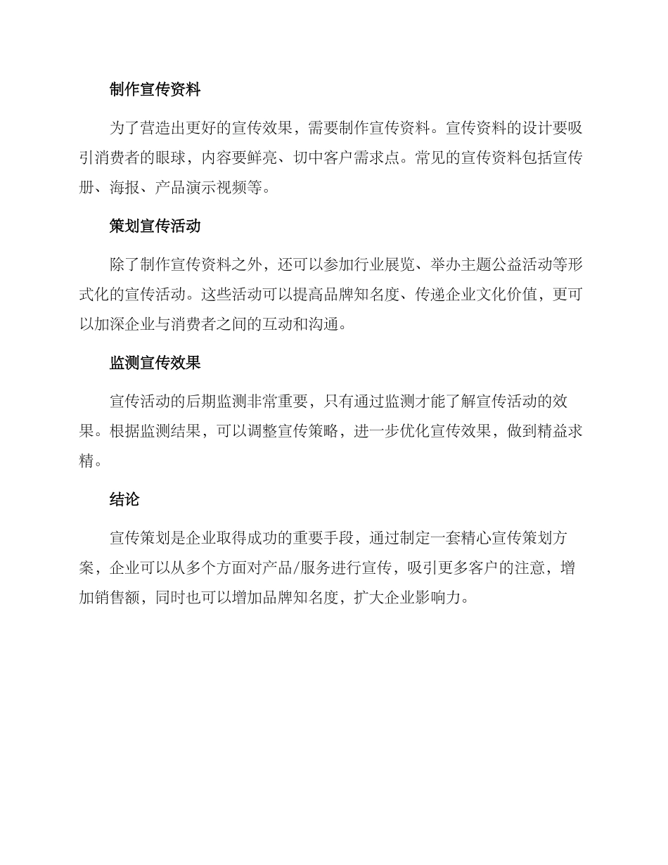 精心宣传策划方案_第2页