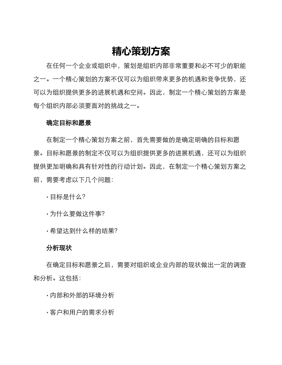 精心策划方案_第1页