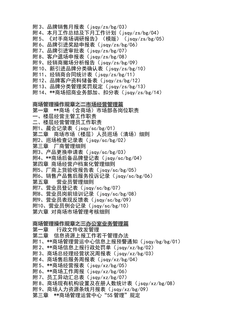 红星美凯龙商场全套管理制度_第3页