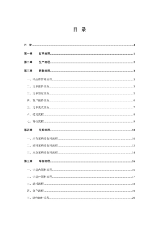 纺织印染企业标准流程管理方案