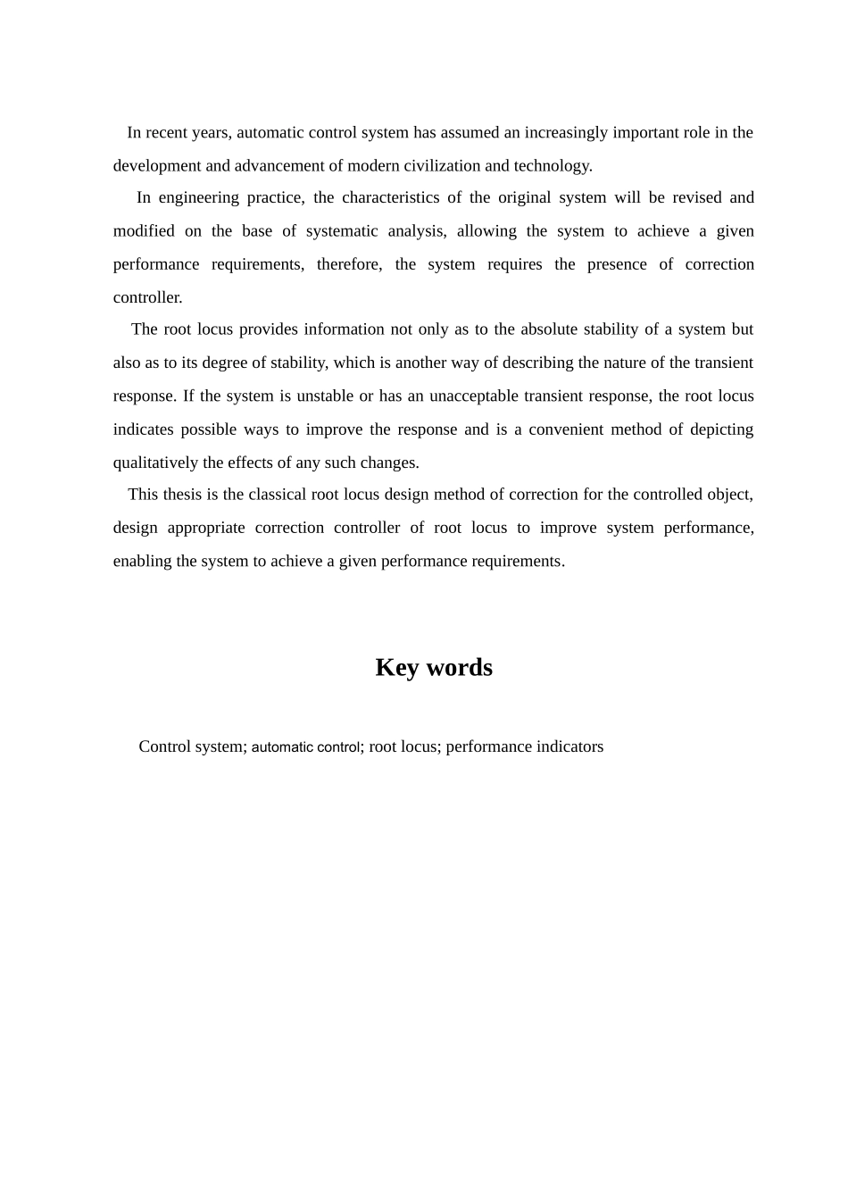 经典根轨迹校正设计方法研究学士学位论文_第3页