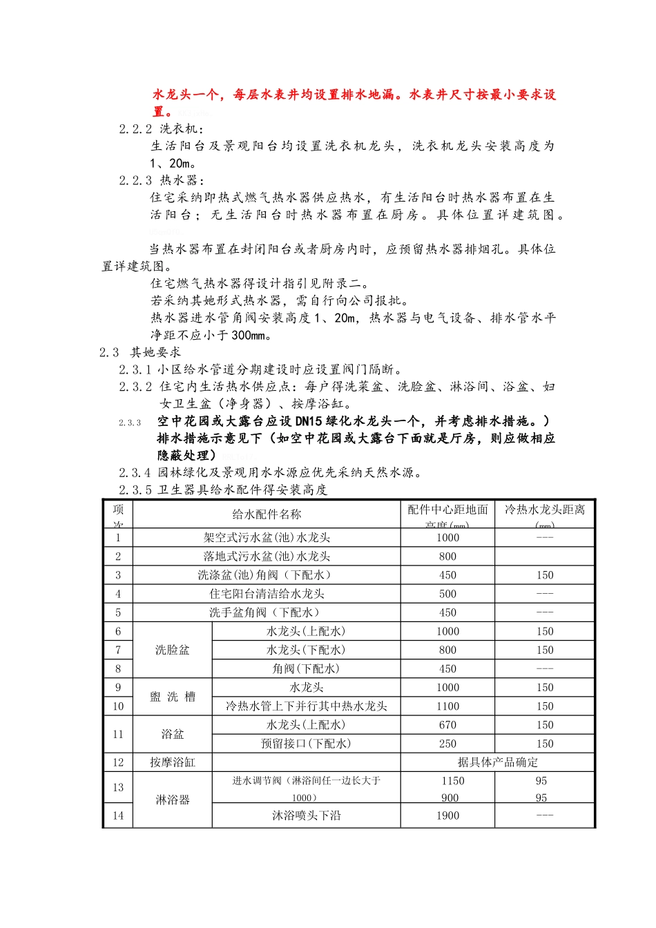 给排水设计要求_第2页