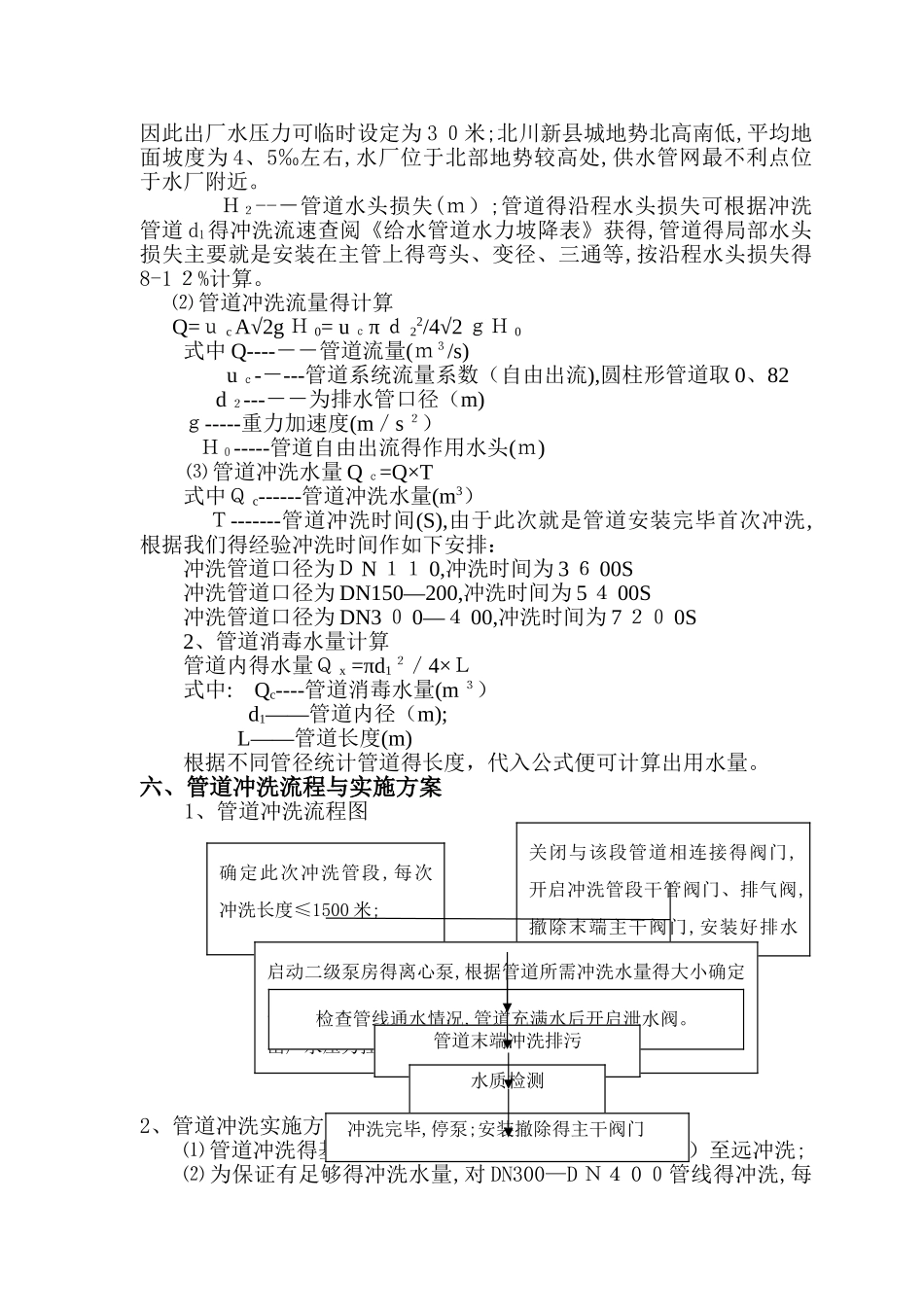 给水管道冲洗消毒实施方案_第2页