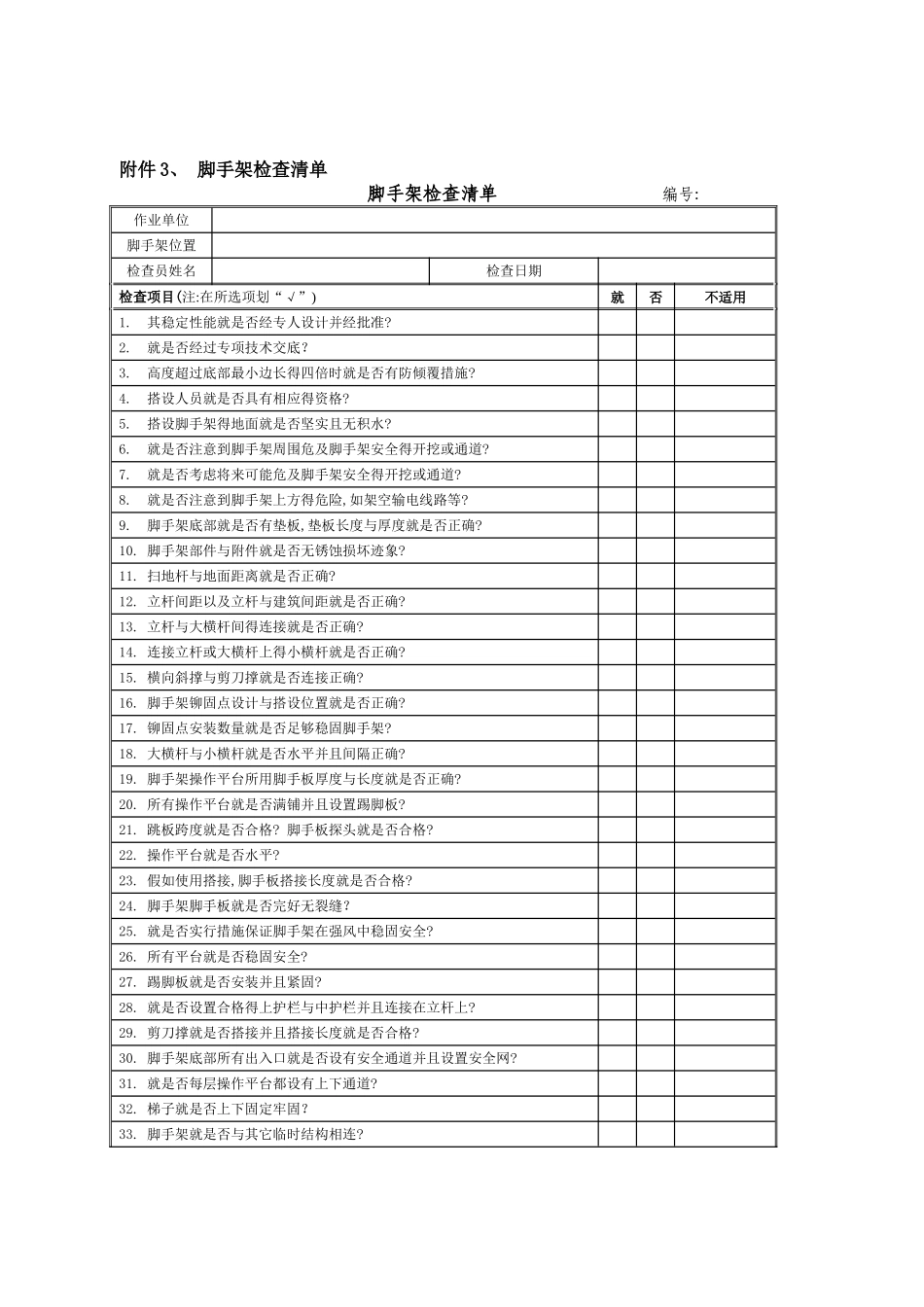 绝版脚手架搭设图集_第3页