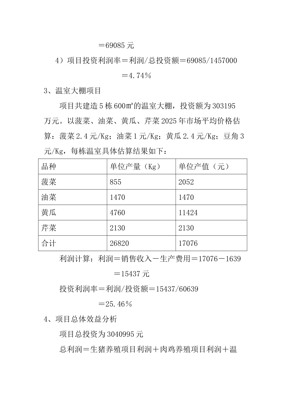 综合循环养殖项目资金申报立项计划书_第3页
