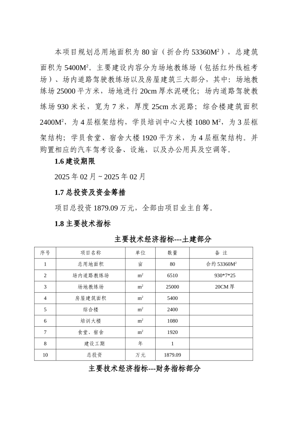 综合类一级驾校项目可行性研究报告_第3页