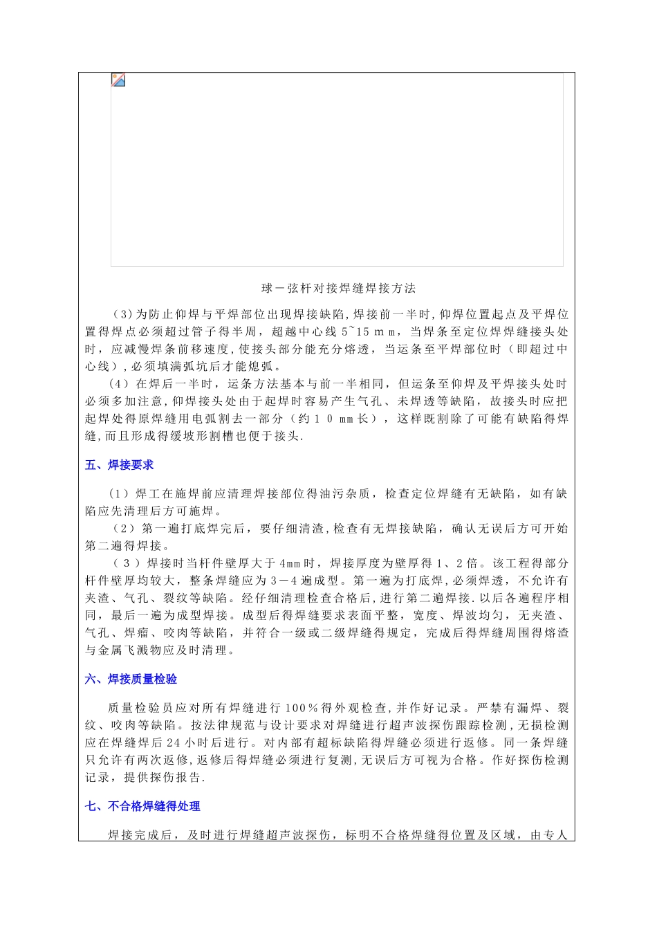 网架施工技术交底记录_第3页