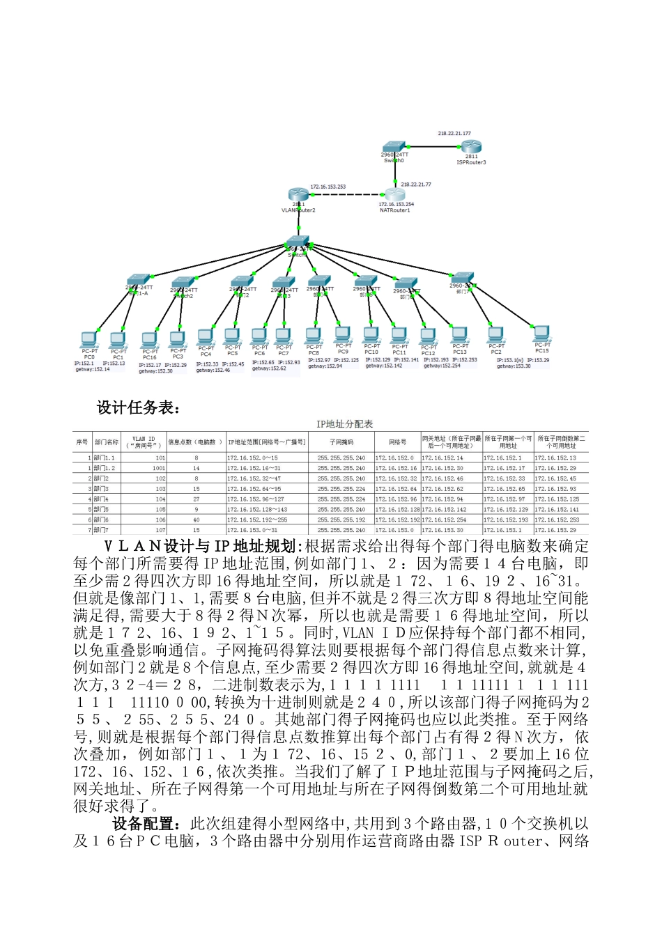 网络规划与设计实验报告_第3页