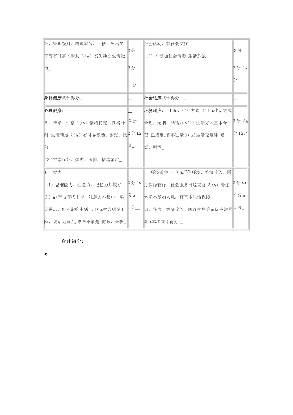 老年人生活质量评估_第2页