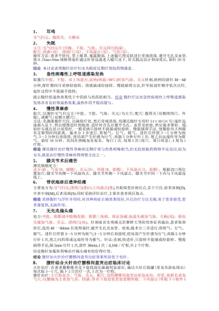 腹针常用穴位及取穴方法