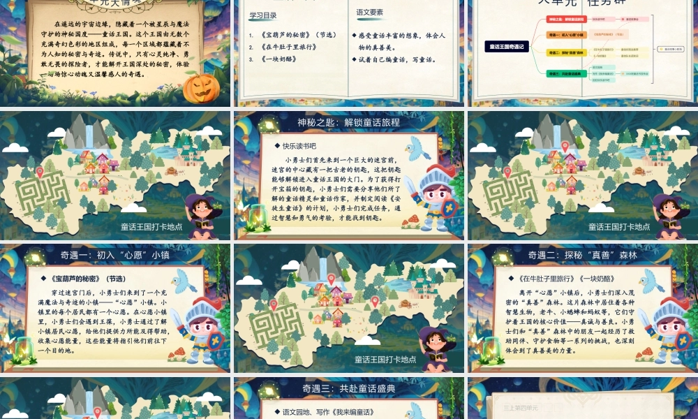 25秋统编版语文三年级上册第四单元《大单元教学》  课件