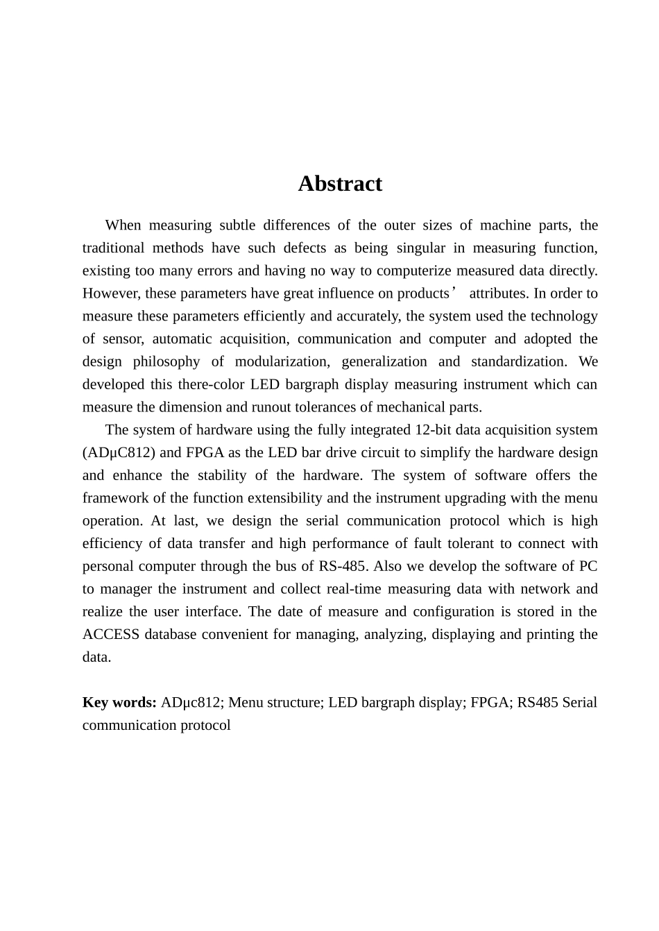 自感式差动传感器设计本科学位论文_第2页