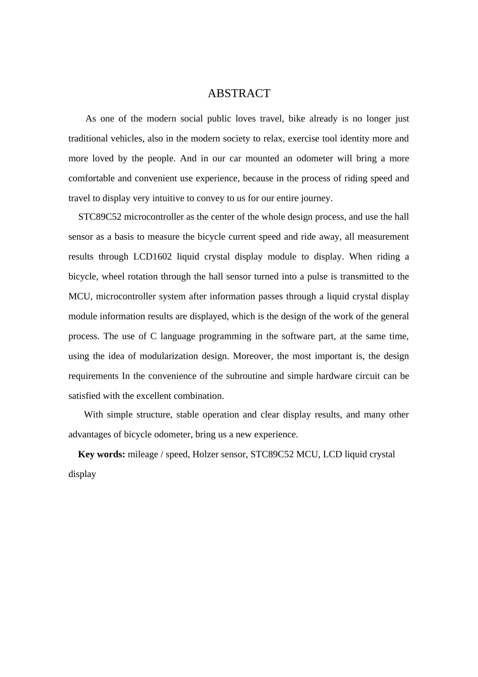 自行车简易数字里程表的设计-机械设计制造及其自动化本科毕业设计_第3页