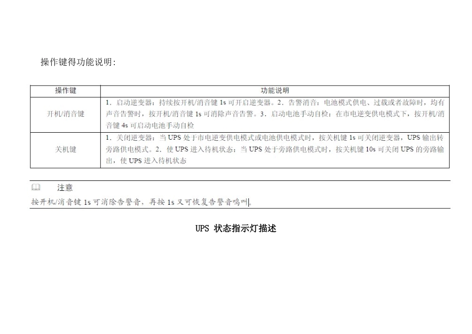 艾默生UPS常用指示灯以及故障判断_第2页