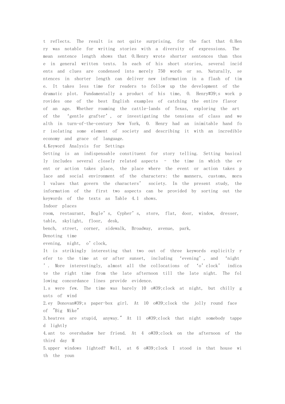 英语reexploring-o.-henry’s-short-storiesa-corpusbased-pilot-study本科学位论文_第3页