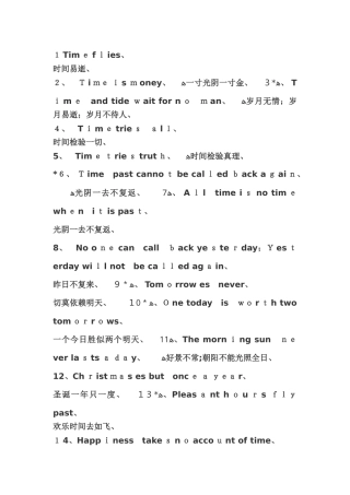 英语习语俗语大全