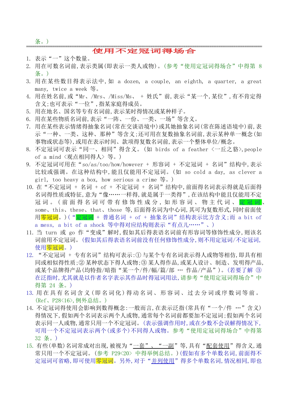 英语语法冠词专题_第3页