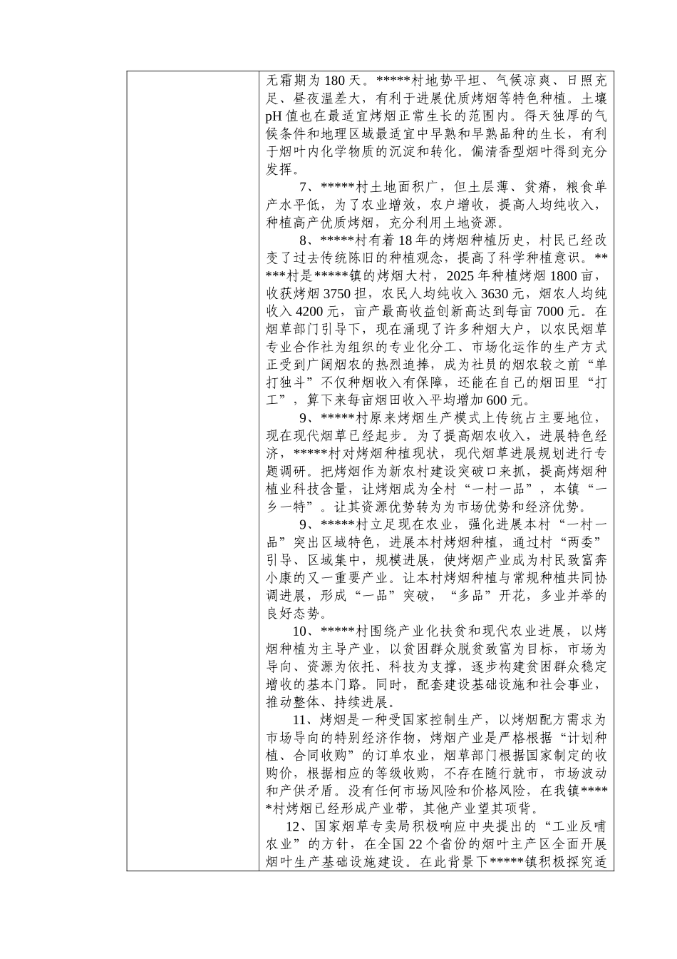 草烟扶贫新农村示范工程建设扶贫项目实施方案--大学毕设论文_第3页