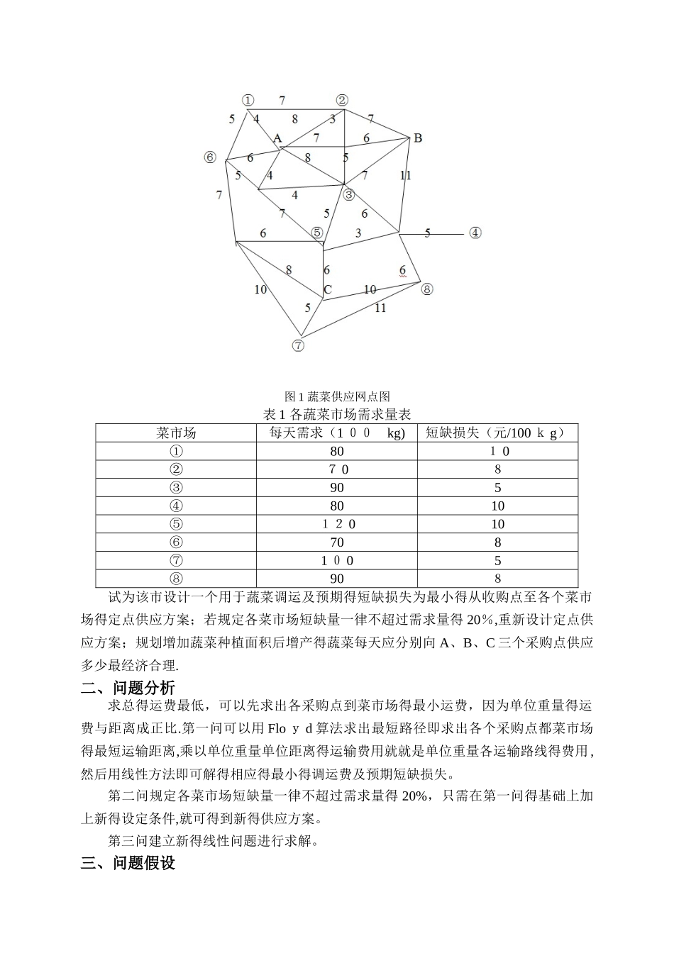 蔬菜供应方案设计_第2页