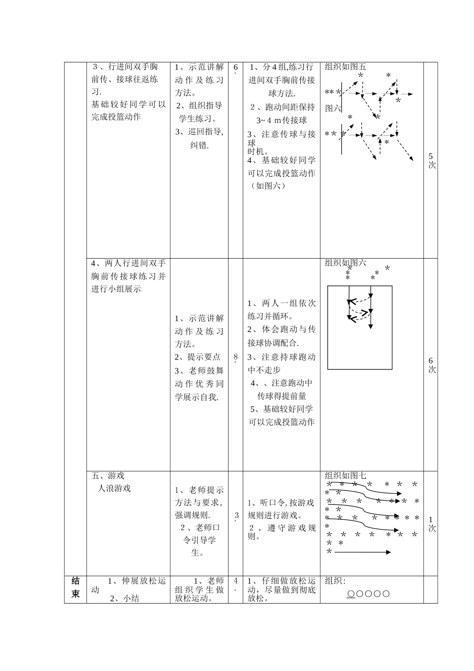 行进间双手胸前传接球教案_第3页