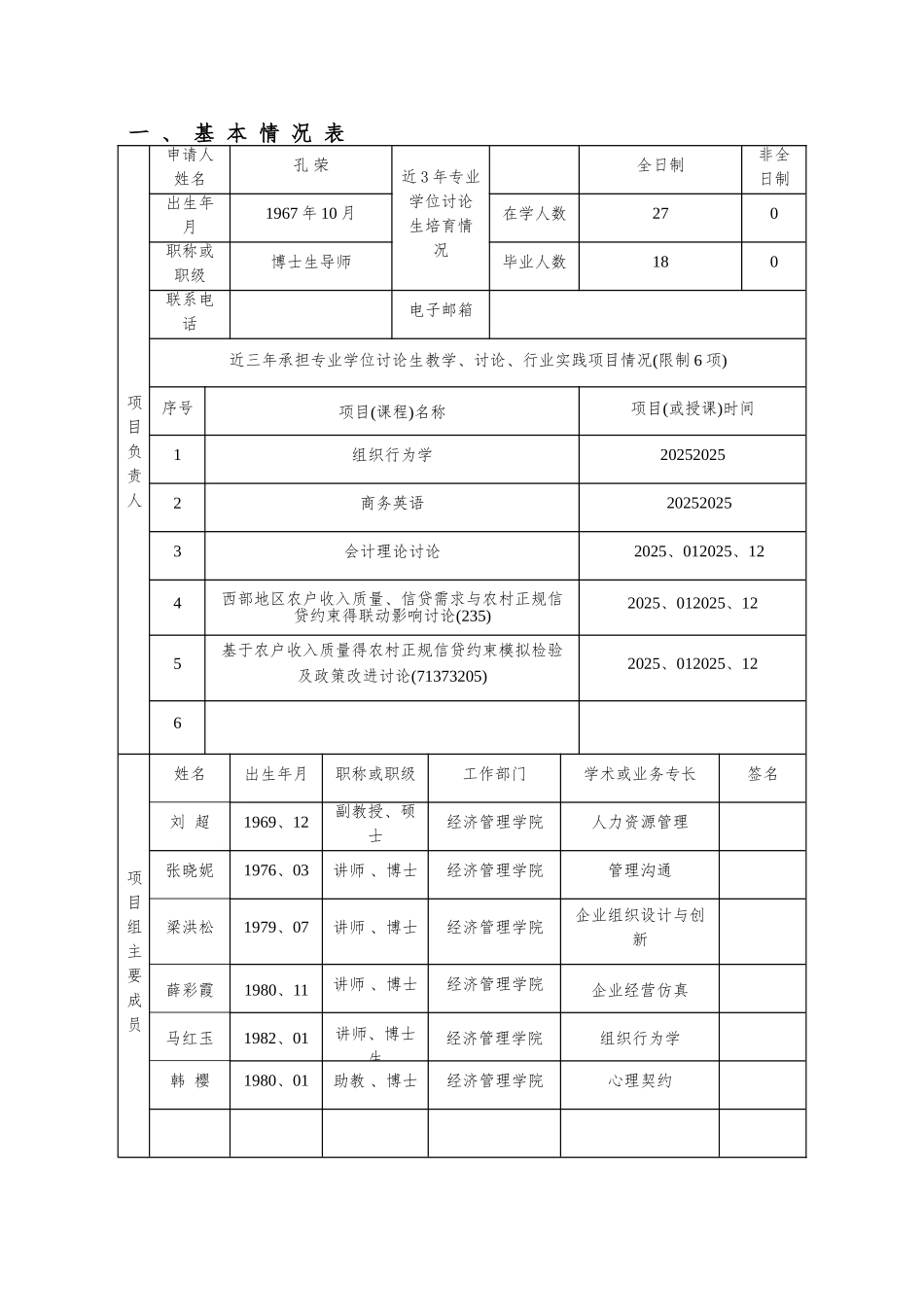 西北农林科技大学专业学位研究生课程案例库建设项目申请书_第2页