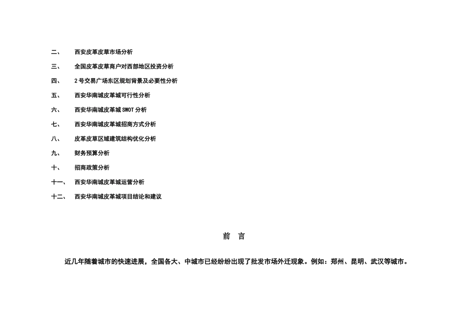西安华南城皮革皮草城可行性分析报告_第3页
