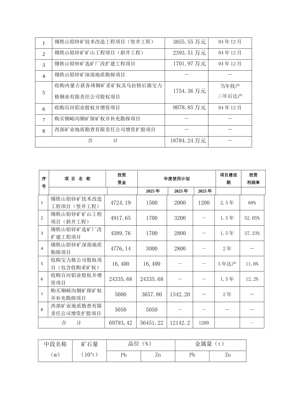 西部矿业股份有限公司2025年定向增发募集资金运用项目之可行性研究报告_第2页
