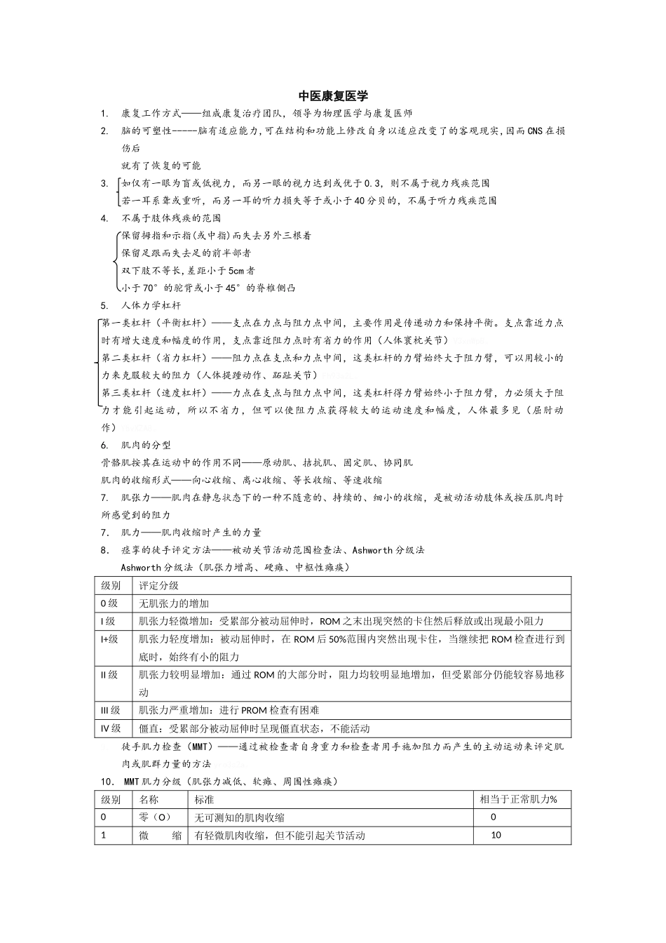 规培第10部分中医康复医学_第1页
