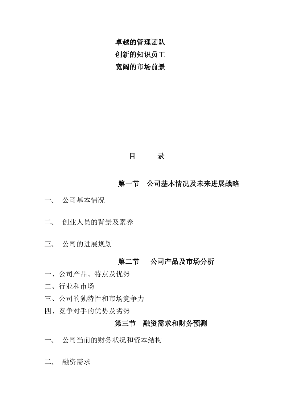 计算机信息技术公司商业计划方案_第3页