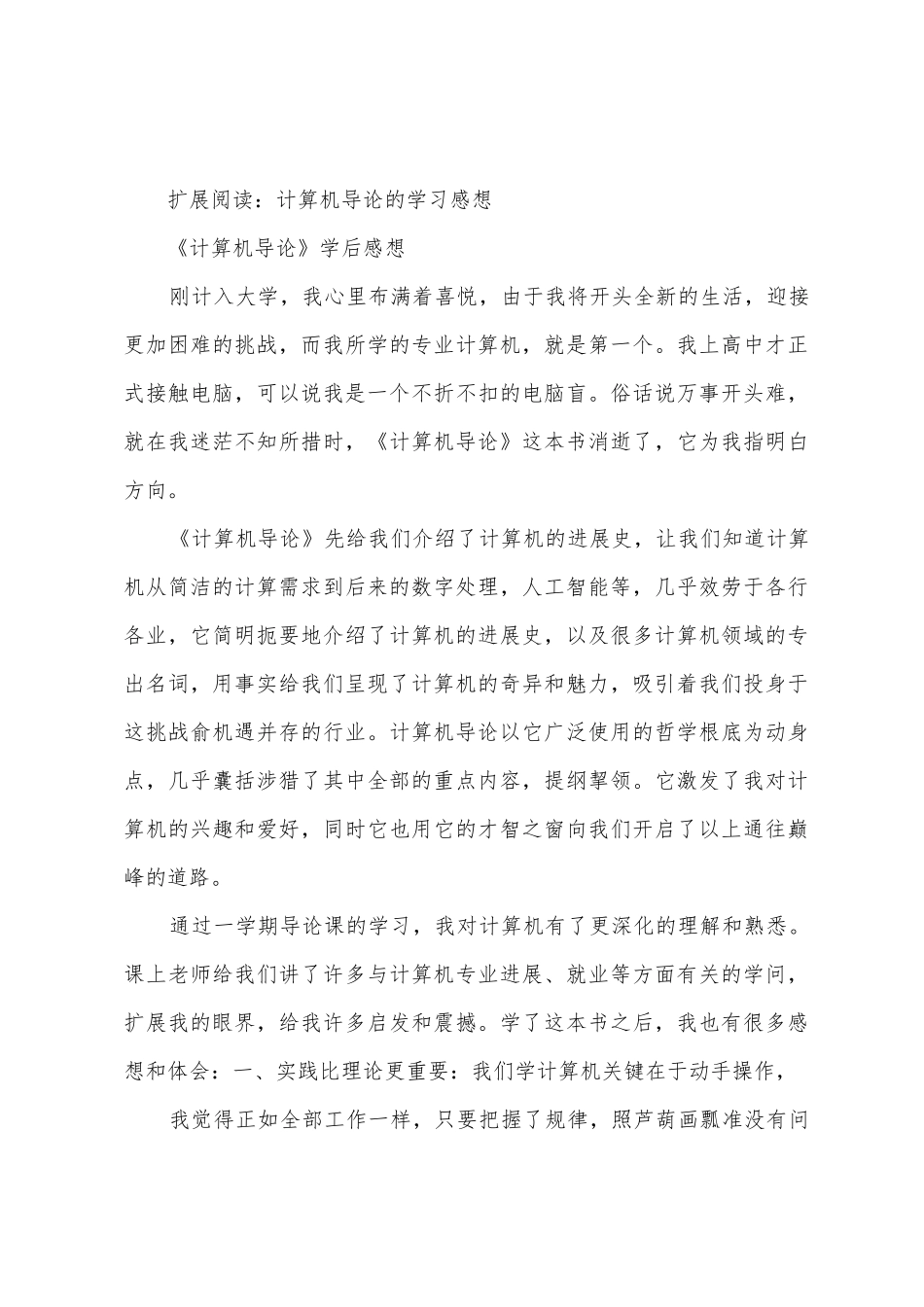 计算机导论心得_第3页