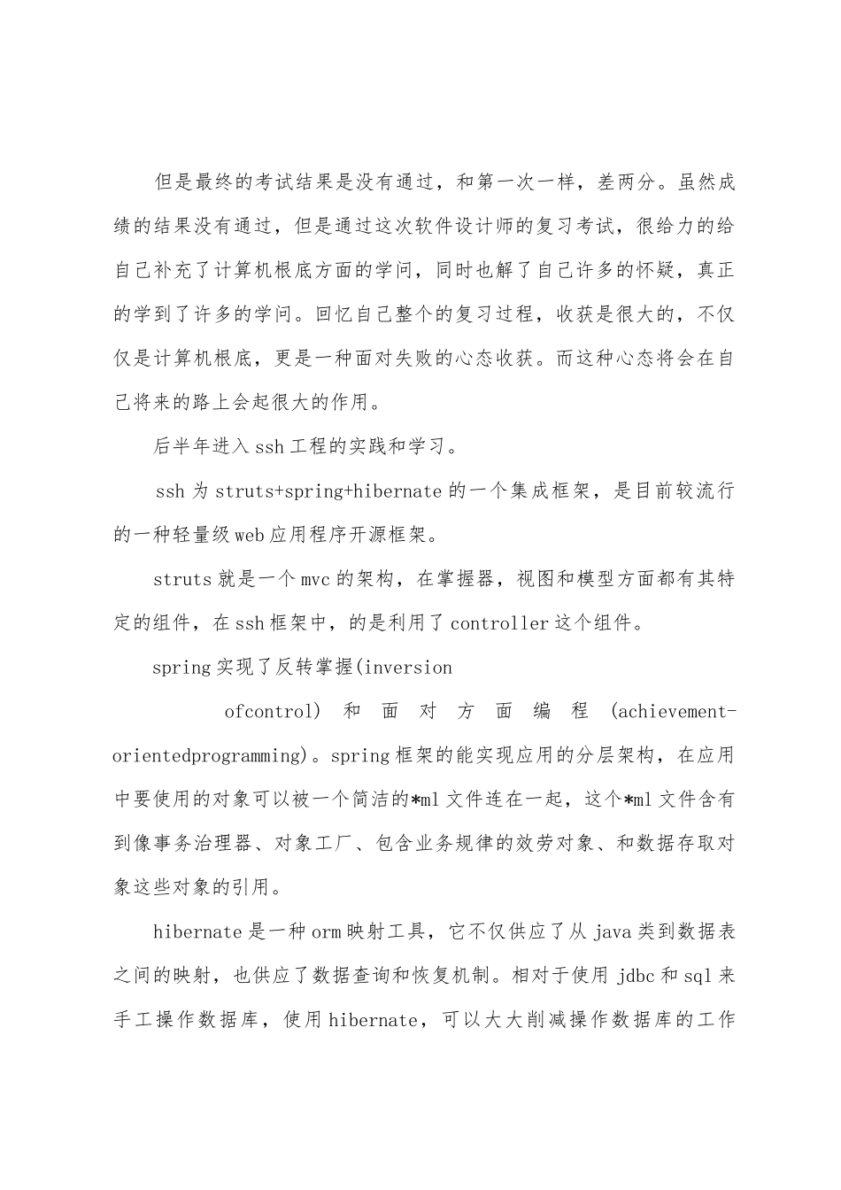 计算机程序员年终工作总结范本_第2页