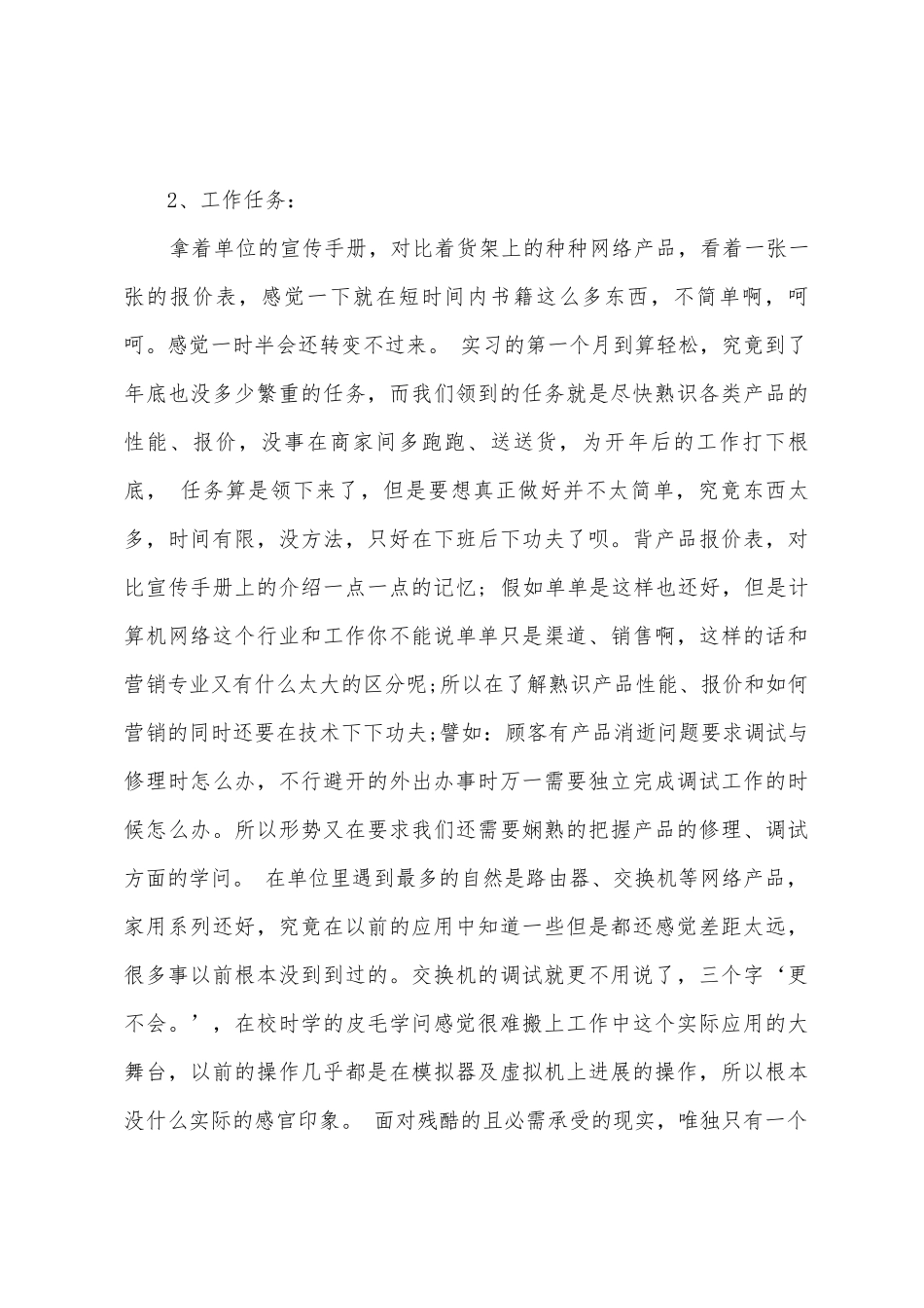 计算机顶岗实习报告范文_第3页