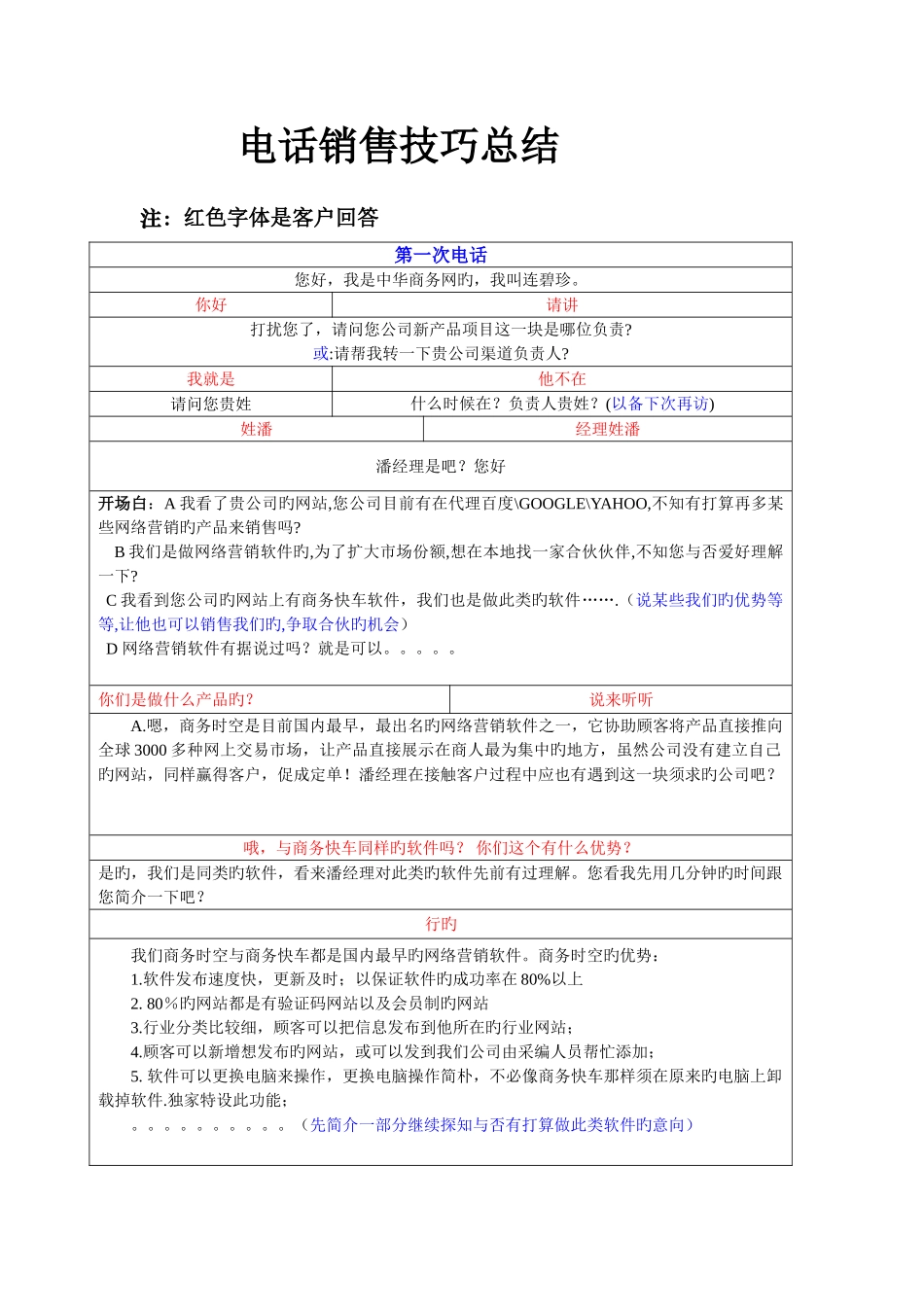 让客户无法拒绝的销售话术和技巧_第1页