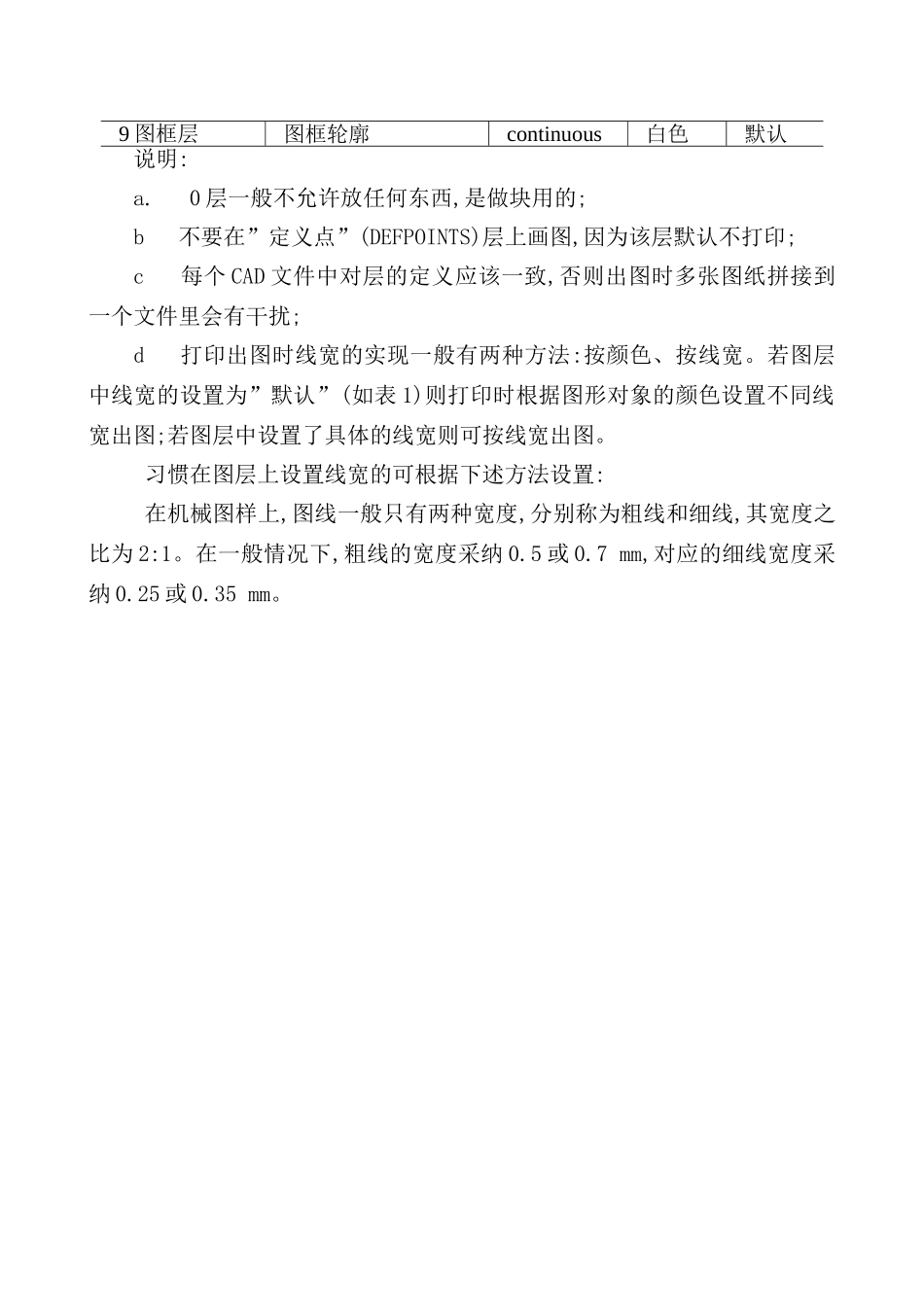 论机械工程系毕业设计图纸CAD规范_第3页