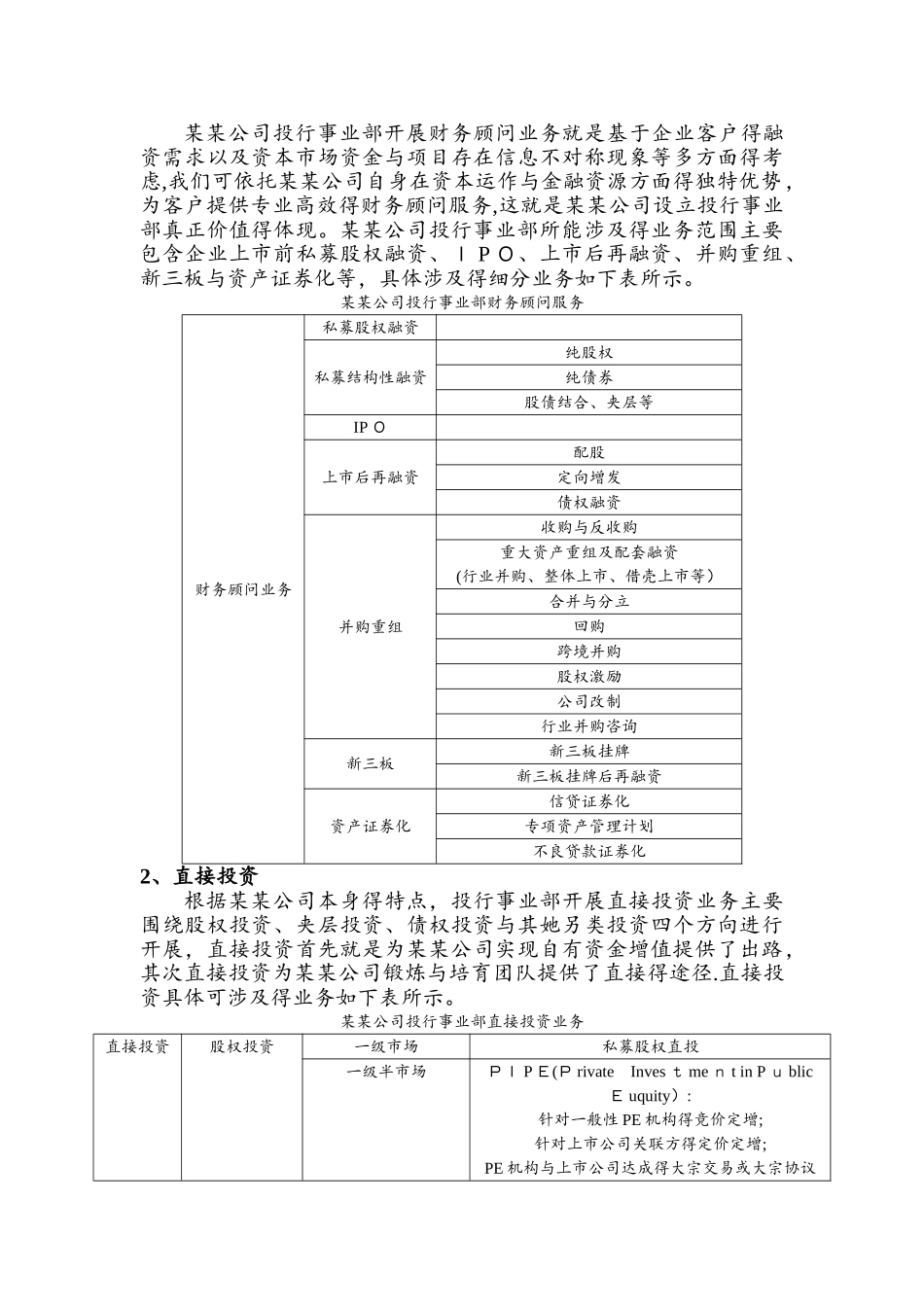 设立投行事业部暨成立新型投行子公司的方案_第3页