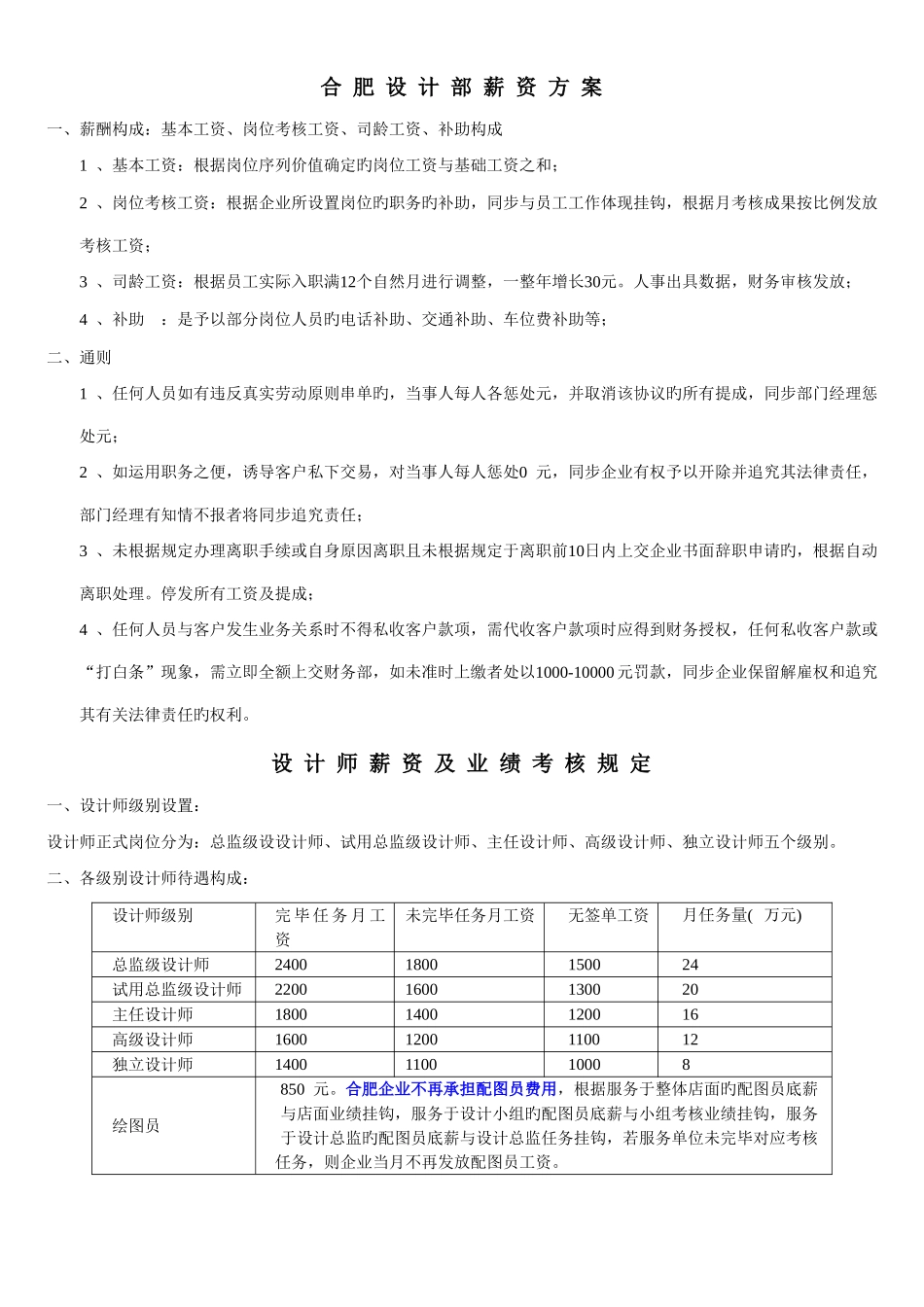 设计部提成修改方案_第1页
