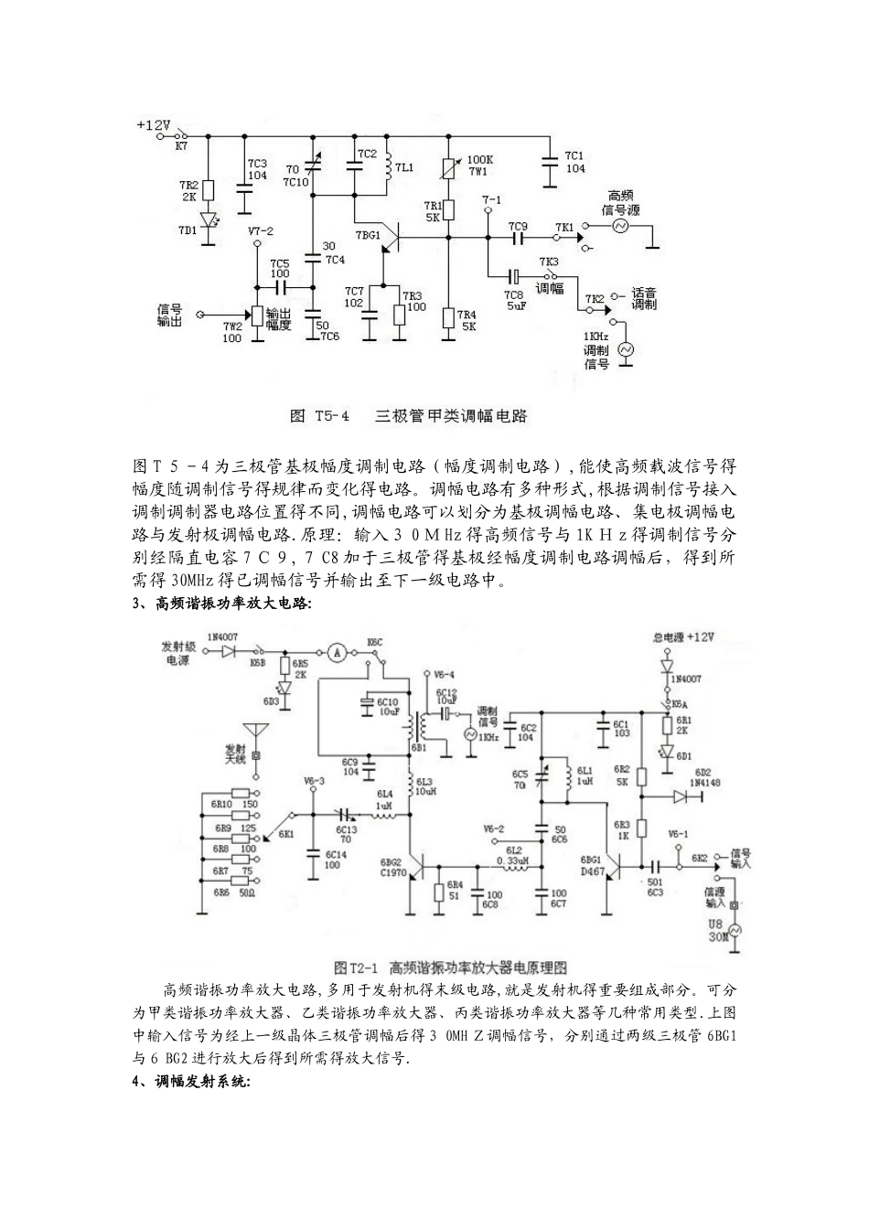 调频发射机与接收机-高频实验报告_第2页